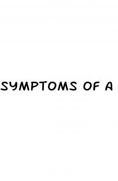 symptoms of a diabetes