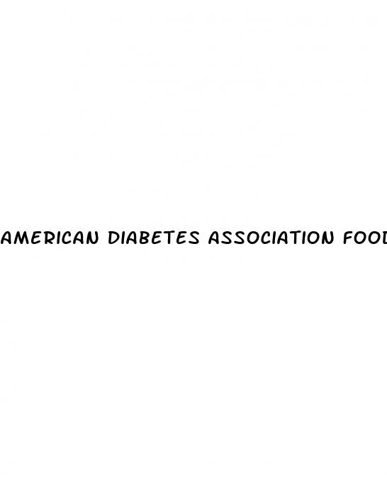 american diabetes association food list