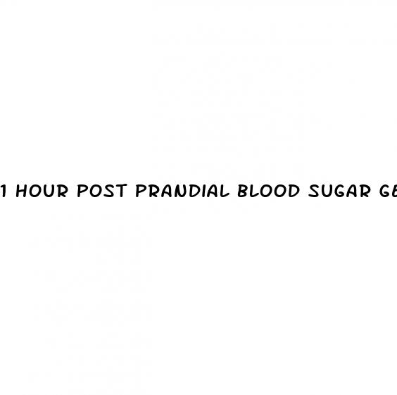 1 hour post prandial blood sugar gestational diabetes