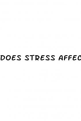 does stress affect blood sugar levels in diabetes