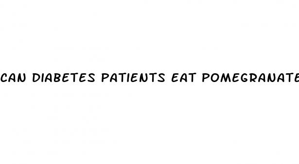 can diabetes patients eat pomegranate