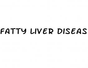 fatty liver disease diabetes management