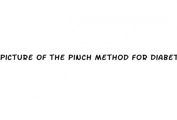 picture of the pinch method for diabetes