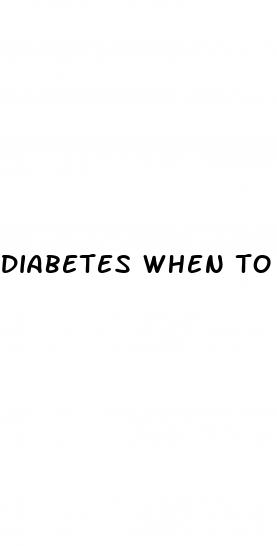 diabetes when to check blood sugar