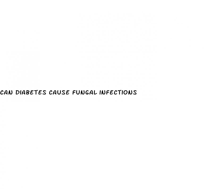 can diabetes cause fungal infections