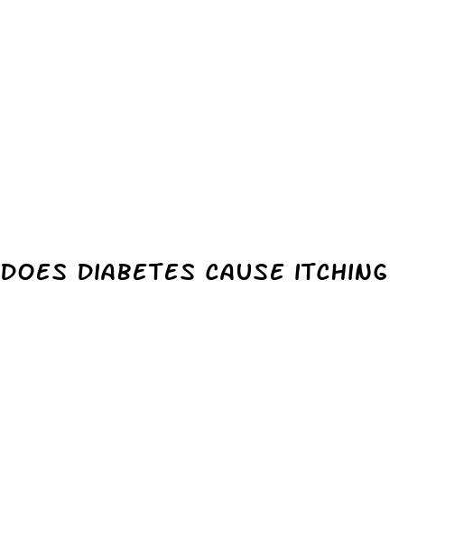does diabetes cause itching