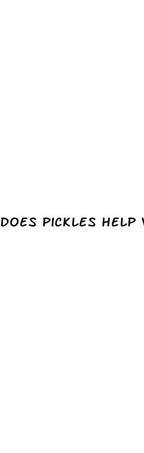 does pickles help with diabetes