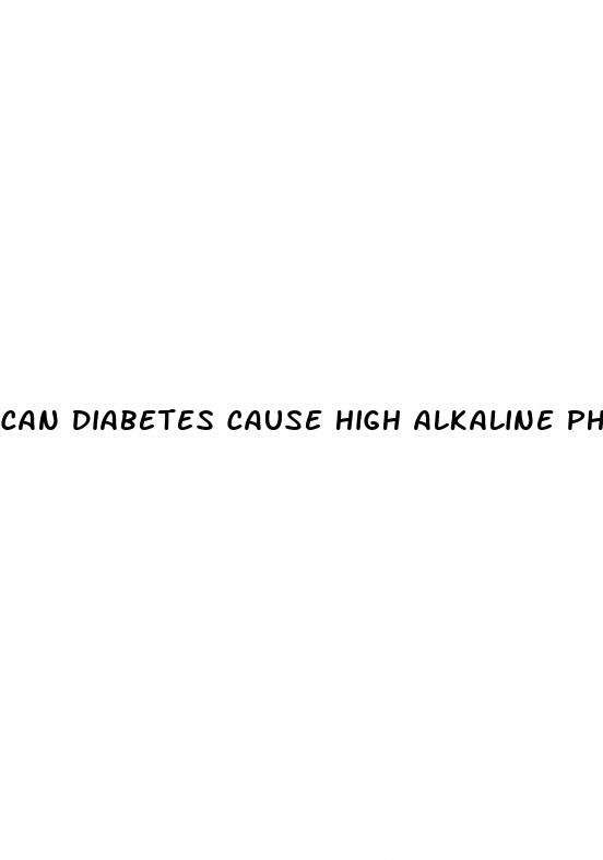 can diabetes cause high alkaline phosphatase