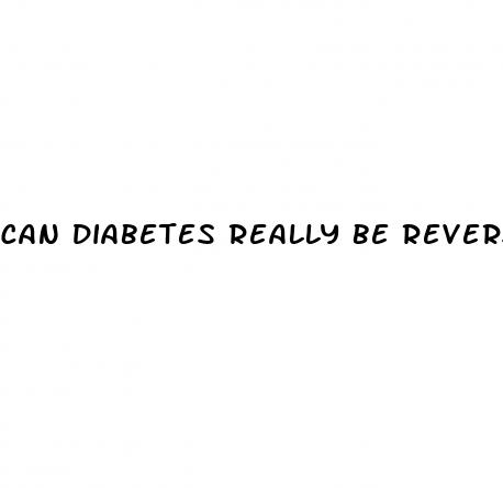 can diabetes really be reversed