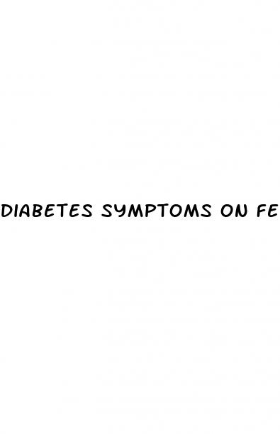 diabetes symptoms on feet