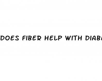 does fiber help with diabetes
