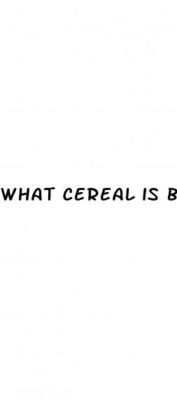 what cereal is best for diabetes