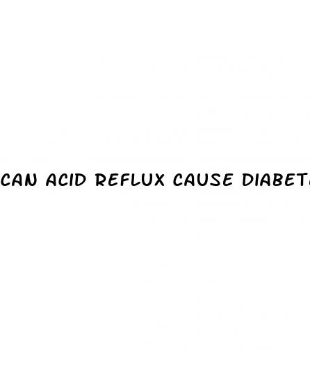 can acid reflux cause diabetes