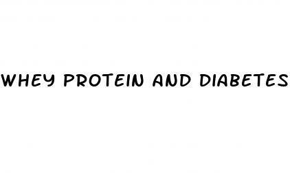 whey protein and diabetes