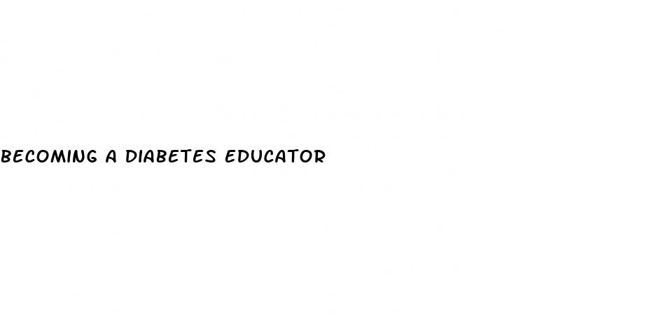becoming a diabetes educator