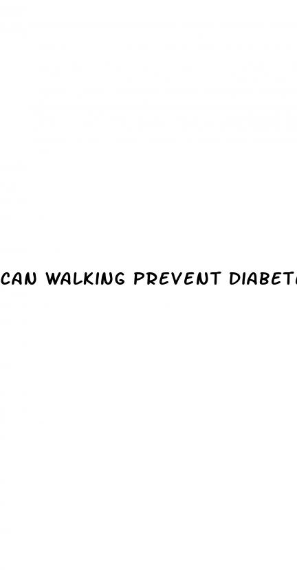 can walking prevent diabetes