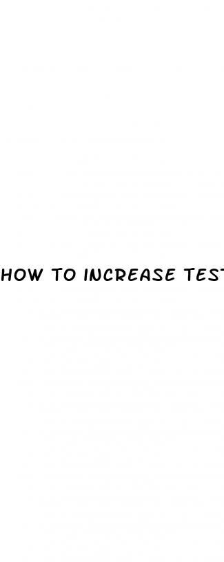 how to increase testosterone in diabetes