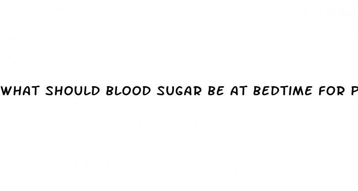 what should blood sugar be at bedtime for prediabetes