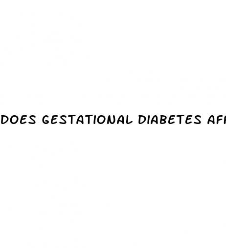 does gestational diabetes affect the baby