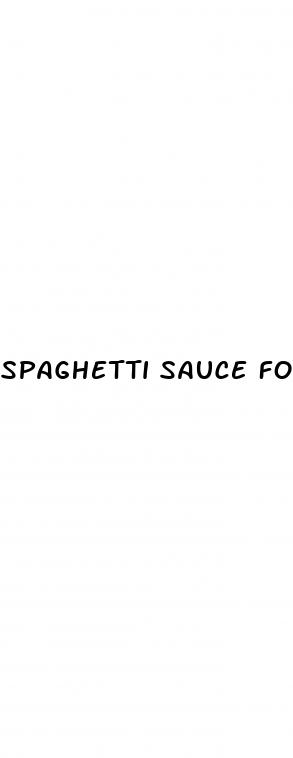 spaghetti sauce for diabetes