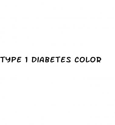 type 1 diabetes color