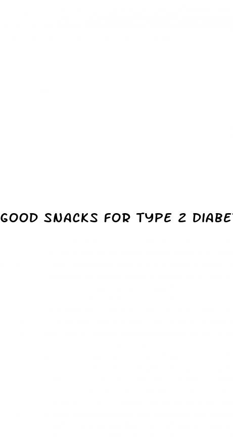 good snacks for type 2 diabetes