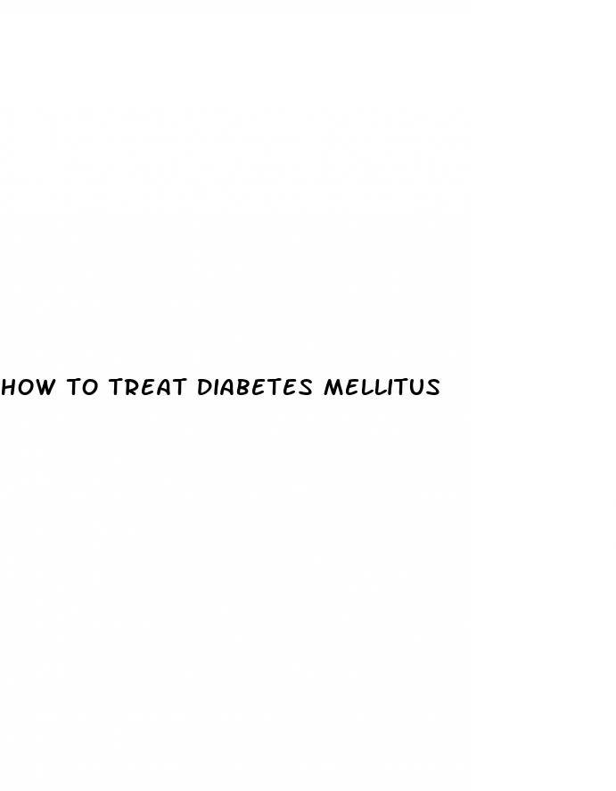 how to treat diabetes mellitus