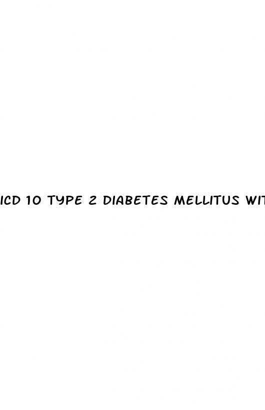 icd 10 type 2 diabetes mellitus with hyperglycemia