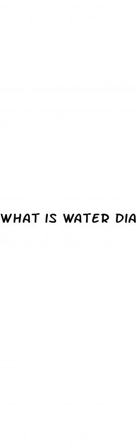 what is water diabetes
