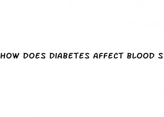 how does diabetes affect blood sugar