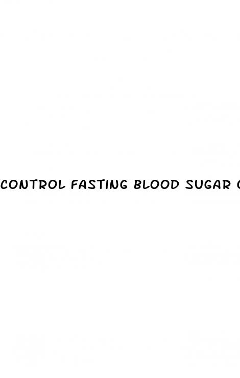 control fasting blood sugar gestational diabetes