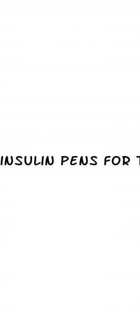 insulin pens for type 2 diabetes