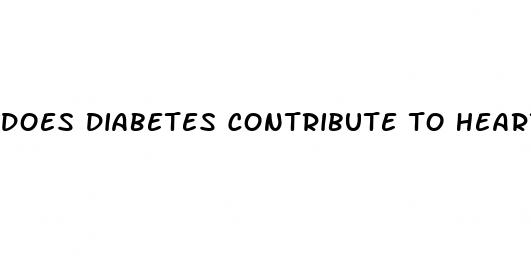 does diabetes contribute to heart disease
