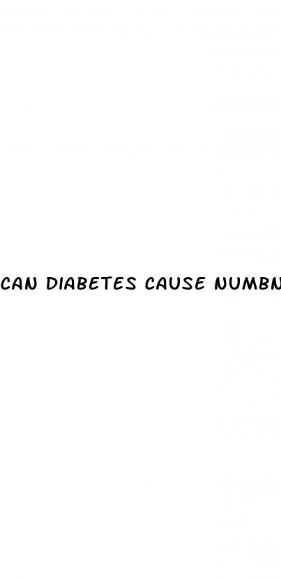 can diabetes cause numbness in arms