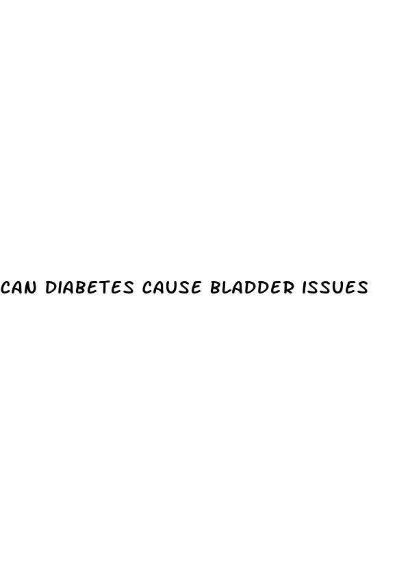 can diabetes cause bladder issues
