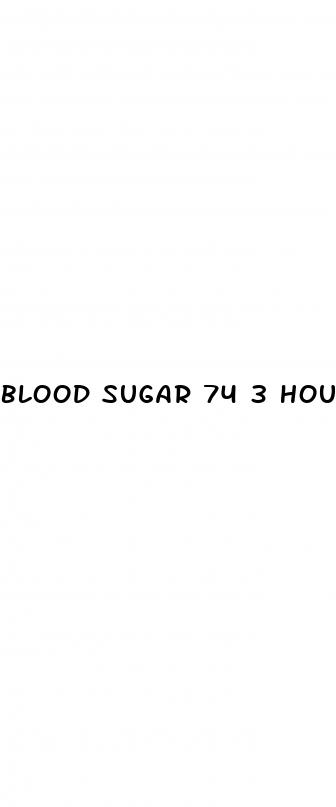 blood sugar 74 3 hours after eating