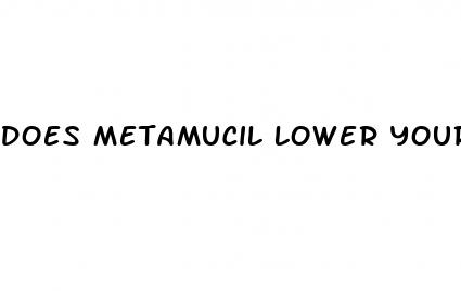 does metamucil lower your blood sugar