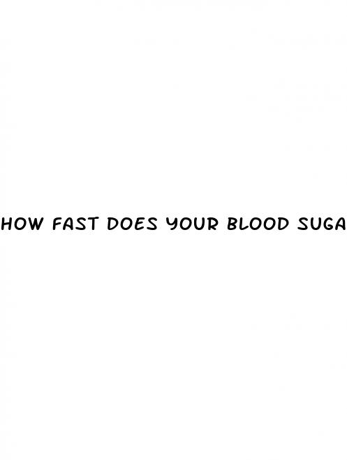 how fast does your blood sugar change after eating