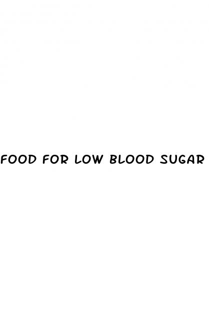 food for low blood sugar