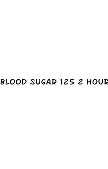 blood sugar 125 2 hours after eating
