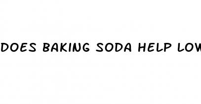 does baking soda help lower blood sugar