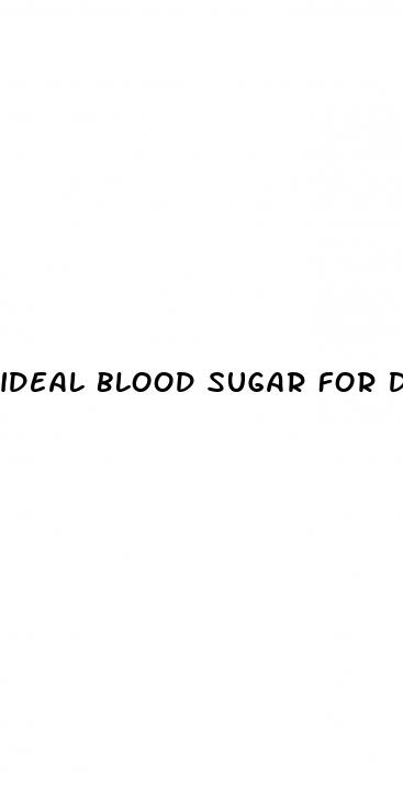 ideal blood sugar for diabetics