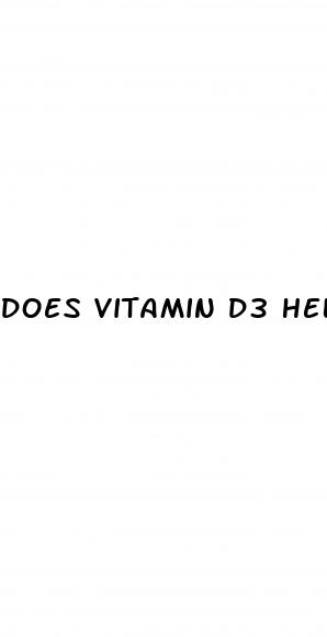 does vitamin d3 help lower blood sugar