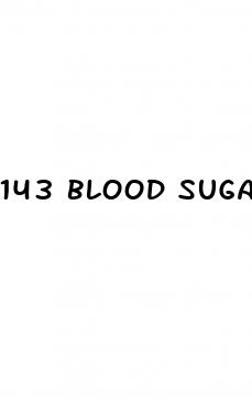 143 blood sugar before eating
