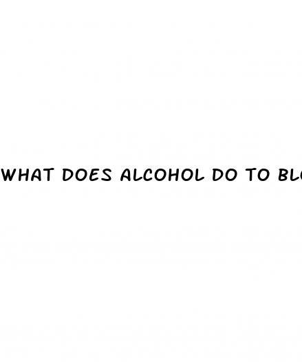 what does alcohol do to blood sugar