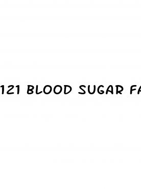121 blood sugar fasting