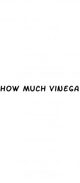 how much vinegar to drink to lower blood sugar