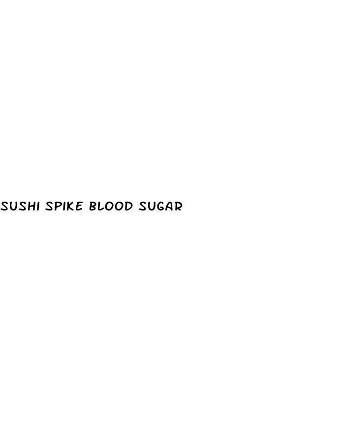 sushi spike blood sugar