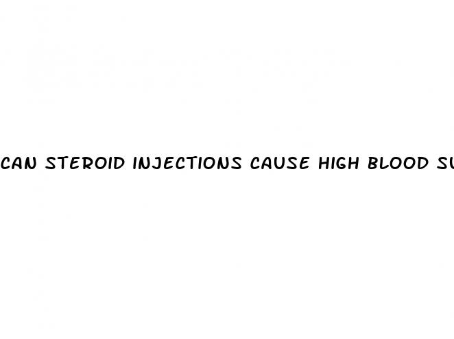 can steroid injections cause high blood sugar