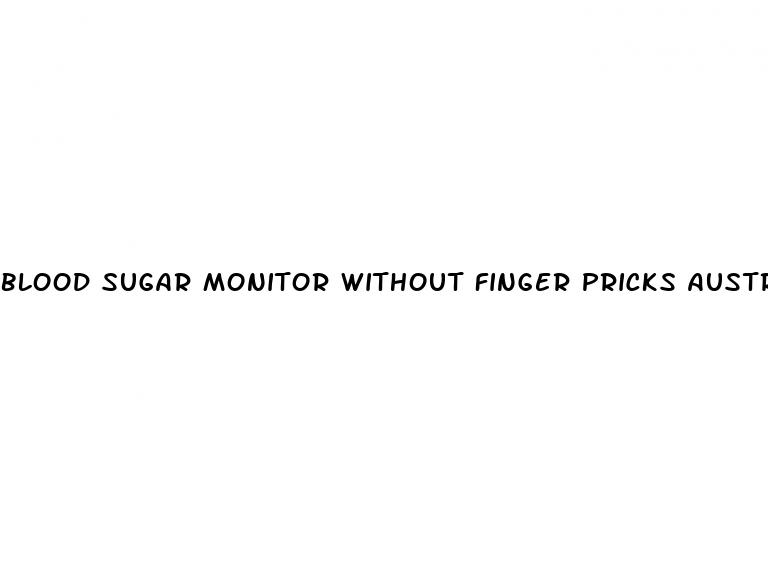blood sugar monitor without finger pricks australia
